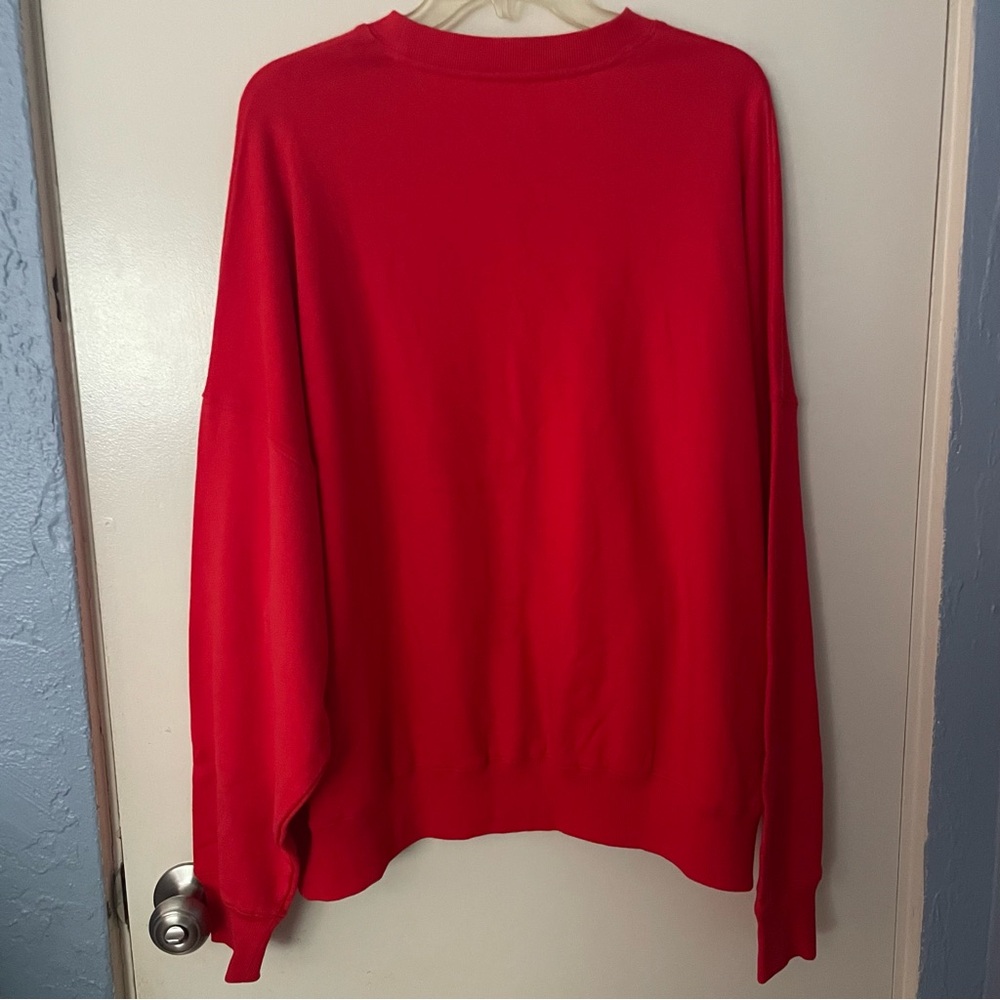 3 for 25! Joy Red‎ Women's Oversized Sweatershirt - Picture 4 of 5